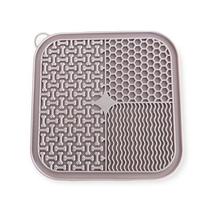 Tapis à lécher | Tapis à lécher pour chiens en rose poudré