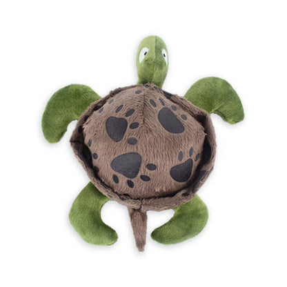 Jouet en forme de tortue sonore en peluche pour chiens de petite et moyenne taille